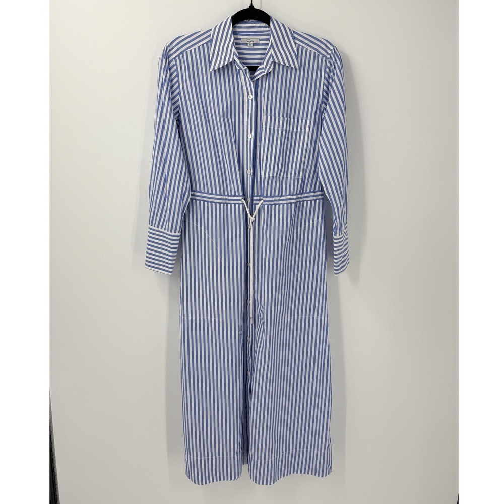 Rails Shivonne Rivera Stripe Dress sz XS Coastal Old Money Nautical Blue White